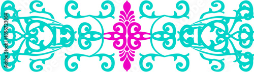 Floral pattern. wood carving pattern