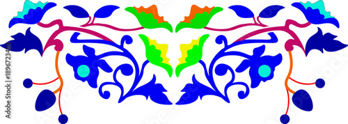 Floral pattern. wood carving pattern