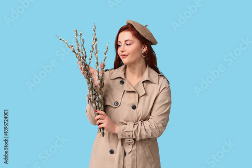 Beautiful young woman with ...