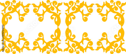 Floral pattern. wood carving pattern