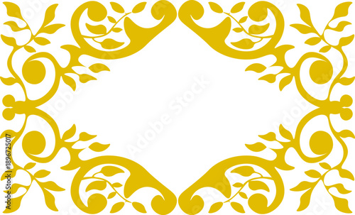 Floral pattern. wood carving pattern