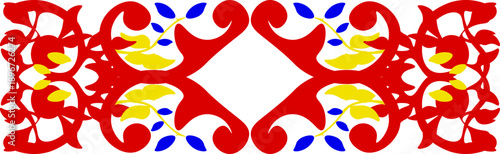 Floral pattern. wood carving pattern