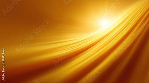Soft Golden Light with Smooth Waves and Warm Hues Creating a Serene and Calming Background for Various Design Applications