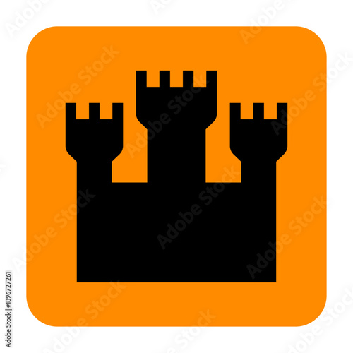 virtual game vector, clip art, and symbol. Flat design of virtual game concept and simple design