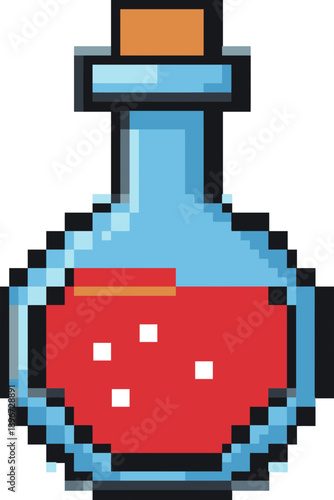 Pixel Art Potion Bottle 2.