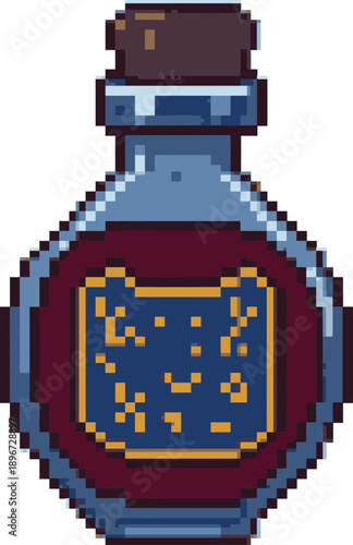 Pixel Art Potion Bottle 3.
