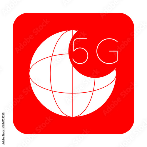 signal internet vector, clip art, and symbol. Flat design of signal internet concept and simple design