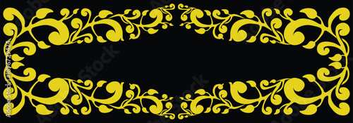 Floral pattern. wood carving pattern