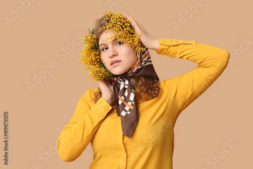 Beautiful fashionable young...