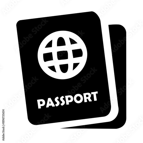 Passport Travel Document Icon　パスポート