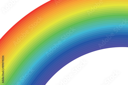 Rainbow gradient pride. Vector illustration isolated on a white background.