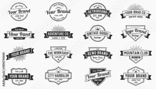 set of premium quality and guarantee labels