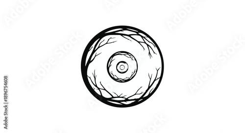 black and white easter egg