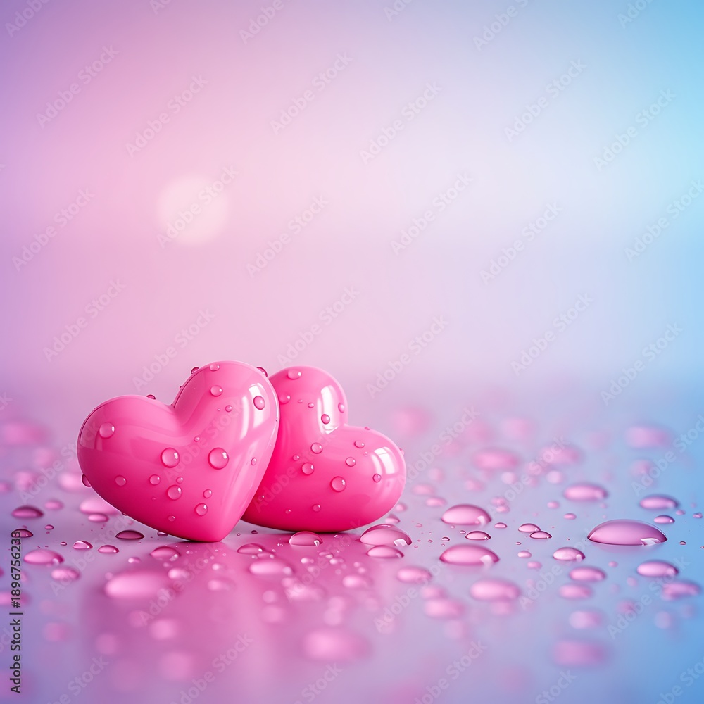 Obraz premium Dew-Kissed Heartsong