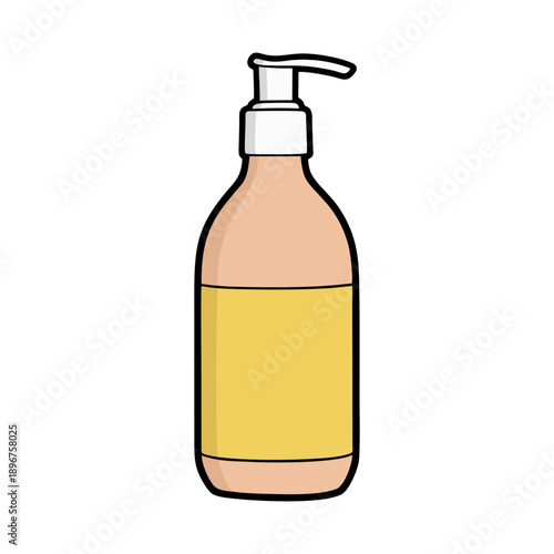 Cosmetic Pump Bottle for Soap or Lotion Mockup