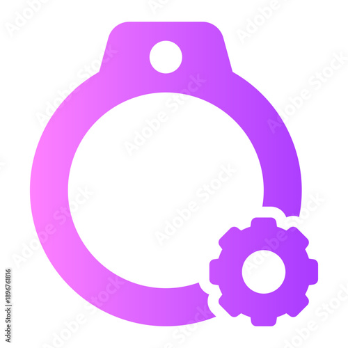 gear gradient icon