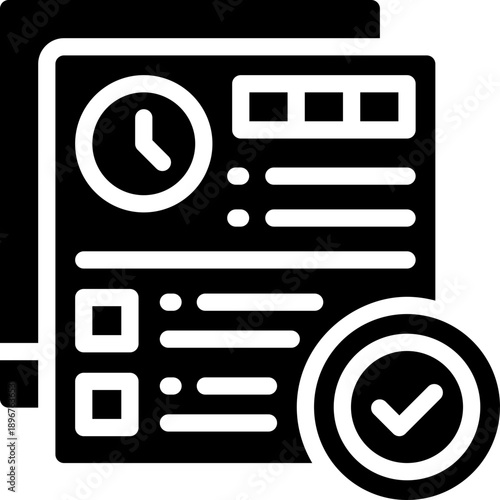 final date glyph icon. Strong and solid vector icon for websites, mobile interfaces, presentations, and visual branding. High quality and easy to edit.