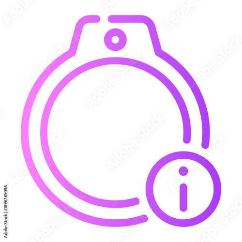 info gradient icon