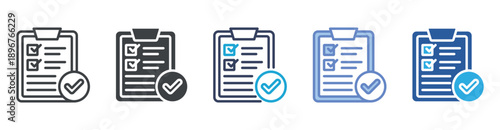 Compliance icon set multiple style collection