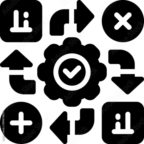 impact glyph icon. Strong and solid vector icon for websites, mobile interfaces, presentations, and visual branding. High quality and easy to edit.