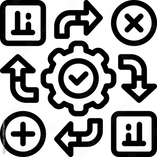 impact line icon. Clean and minimalist vector icon for websites, mobile apps, presentations, and logos. Fully scalable and customizable for any project.