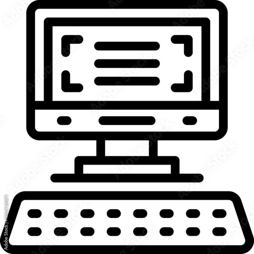 router line icon. Clean and minimalist vector icon for websites, mobile apps, presentations, and logos. Fully scalable and customizable for any project.