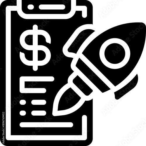 application glyph icon. Strong and solid vector icon for websites, mobile interfaces, presentations, and visual branding. High quality and easy to edit.