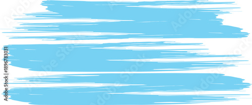 Art  brush strokes in light blue