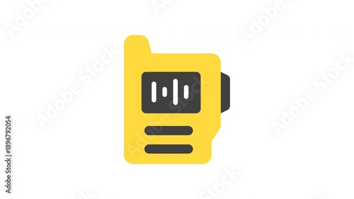 Walkie Talkie Radio Communication Motion Icon