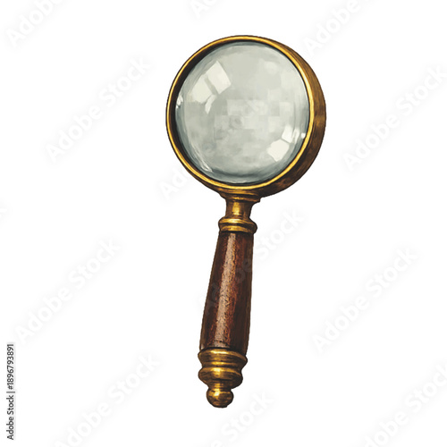 antique magnifying glass