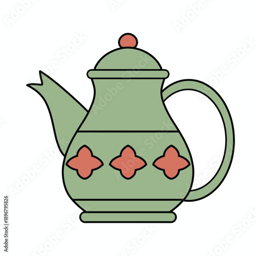 teapot vector icon illustration