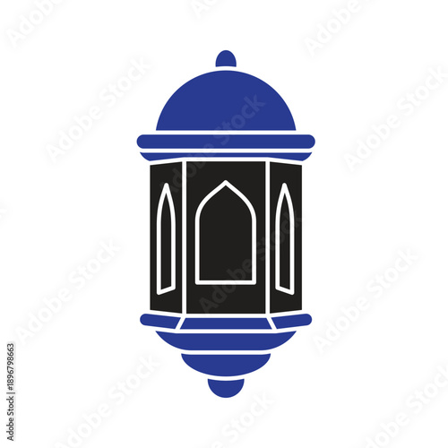 Lantern icon. Ramadan. Lantern for Muslims on a white background. Islam, Muslim, Arabic. flat design style.