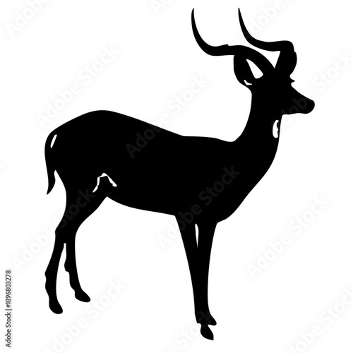 deer silhouette vector