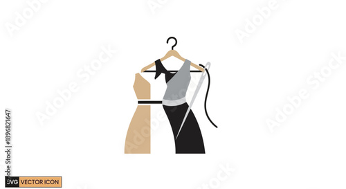 Fashion Design Apparel Icon Vector Illustration