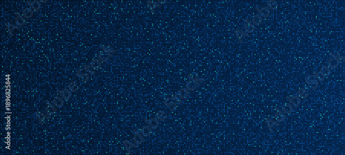Digital technology background. Digital data square blue pattern pixel background