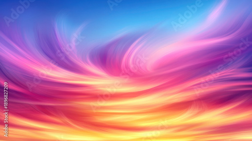 Vibrant Abstract Background with Swirling Colorful Patterns
