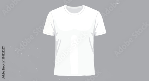 Plain White T Shirt Mockup for Design.
