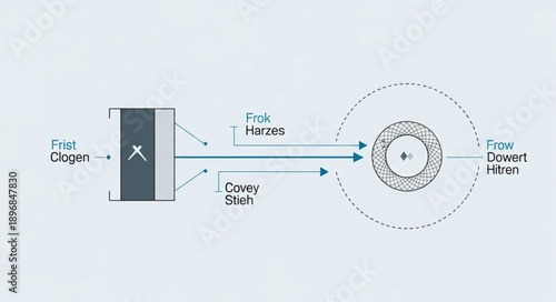 Diagram illustrating the process of filtration and separation.