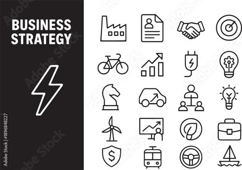 A predominantly black image presents a small white curved shape in the upper right corner suggesting abstraction high quality professional detailed modern elegant stylish