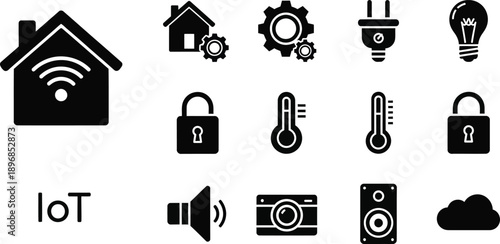 Black for smart home automation and internet of