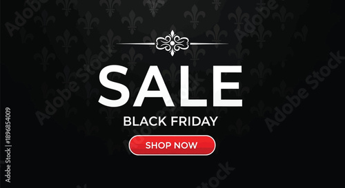 Black friday creative retail marketing banner template 