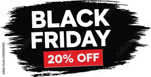 Black friday modern shopping promotion banner design