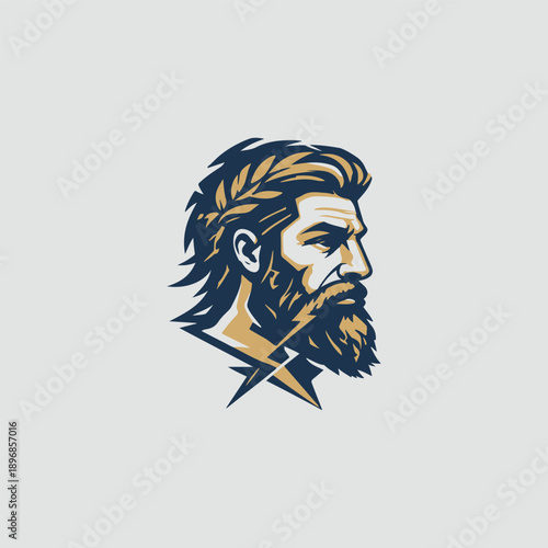 Zeus God of Thunder Logo