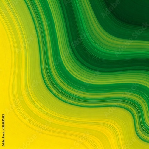 Green stripes transitioning smoothly into yellow hues