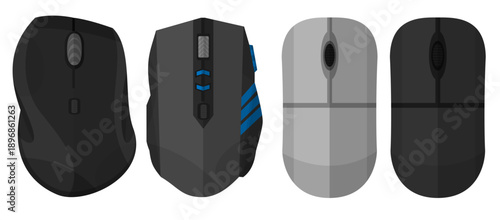 Various Electronic Mouse Devices Models