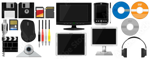Various Electronic Devices and Gadgets Models