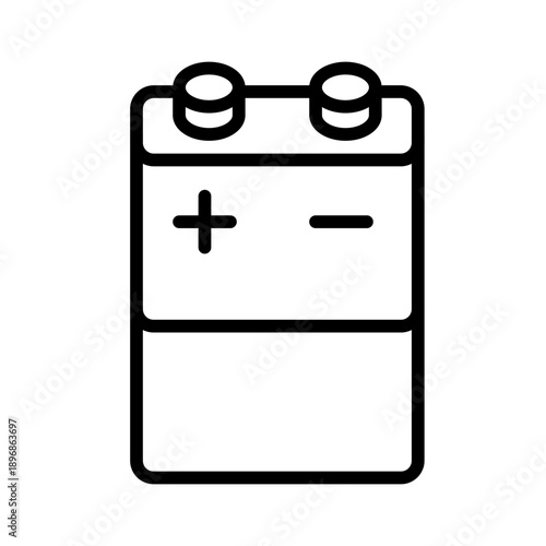 Battery 9v Icon