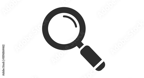 Magnifying Glass Icon Symbol Illustration.