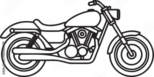 motorcycle vector illustration