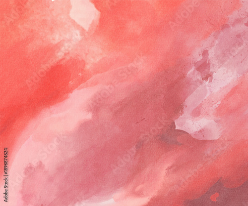Watercolor texture with flowing brush strokes and soft gradients, ideal for calm design concepts, artistic backgrounds, and creative projects. Vector